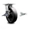Service Caster 8 Inch Glass Filled Nylon Caster with Roller Bearing and Brake/Swivel Lock SCC SCC-35S820-GFNR-SLB-BSL - alternate 1